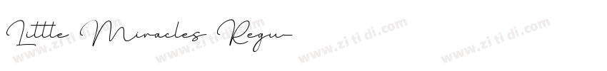 Little Miracles Regu字体转换